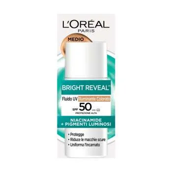 LOREAL FLUID BRIGHT REVEAL DAILY TINTED SPF50+ MEDIUM 