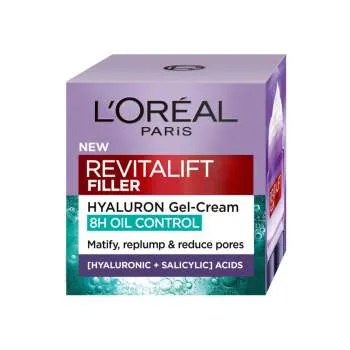 LOREAL REVITALIFT FILER HYALURON GEL-CREAM 8H IOL CONTROL 50ML 