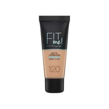 MAYBELLINE PUDER ZA LICE FIT ME MATTE + PORELESS FOUNDATION120 CLASSIC IVORY 