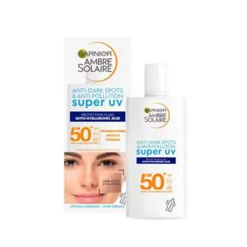 GARN.AMBRE SOLAIRE SENSITIVE ADVANCE FACE SUPER UV SHAKE SPF50 