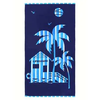 LA PLAGE PEŠKIR ZA PLAŽU SANTORINI 90X170 