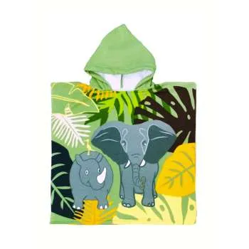 LA PLAGE PEŠKIR ZA PLAŽU PONCHO ELEPHANT 60X120 