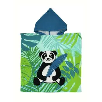 LA PLAGE PEŠKIR ZA PLAŽU PONCHO PANDA 60X120 