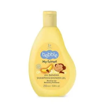 BEBBLE 1Y+ ŠAMPON TUŠ GEL 250ML BANANA 