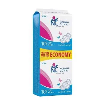 NORMAL CLINIC COMFORT LINE ULTRA LIGHT HIGIJENSKI ULOŠCI DUOPACK 2X10 KOMADA 
