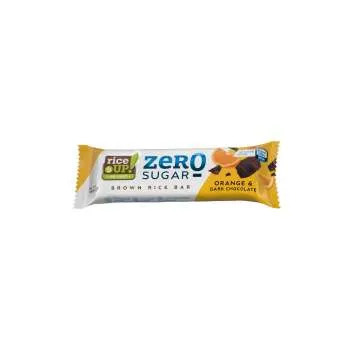 RICE UP ZERO SUGAR ORANGE & DARK CHOCOLATE BROWN RICE BAR 18G 
