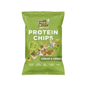 RICE UP PROTEIN ČIPS PAVLAKA 60G 
