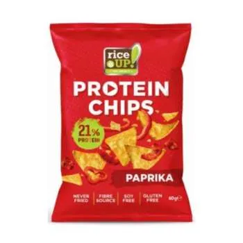 RICE UP PROTEIN ČIPS PAPRIKA 60G 