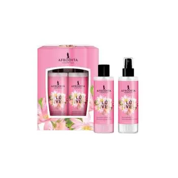 AFRODITA KOZMETICKI SET LOVE ULJNI TUS GEL+TONIK ZA TIJELO 