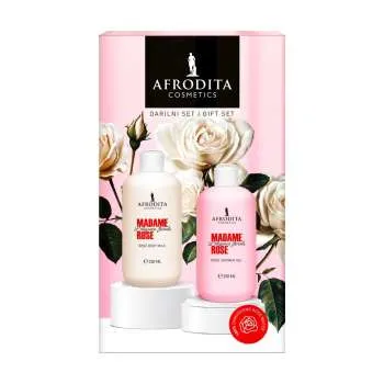 AFRODITA SET MADAME ROSE TUP GEL+ MLIJEKO ZA TIJELO 