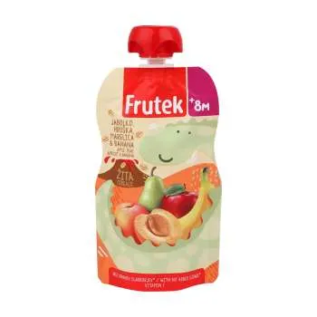 FRUTEK POUCH KAŠICA 100G - JABUKA BANANA KAJSIJA KRUŠKA ŽITARICE 