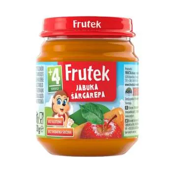 FRUTEK KAŠICA BIO 120G - JABUKA ŠARGAREPA 
