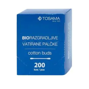 TOSAMA ŠTAPIĆI ZA UŠI BIORAZGRADLJIVI 200KOM 