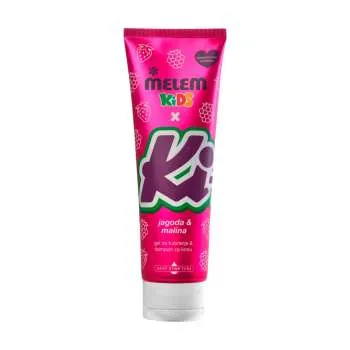 MELEM KIDS X KIKI JAGODA & MALINA 2U1 ŠAMPON I GEL ZA TUŠIRANJE 260 ML 