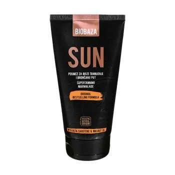 BIOBAZA SUN PEKMEZ ZA BRZO TAMNJENJE I BRONZANU PUT 150ML 