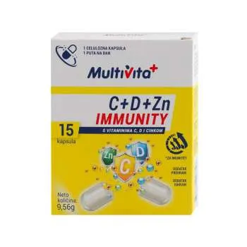MULTIVITA C+D+ZN IMMUNITY A 15 