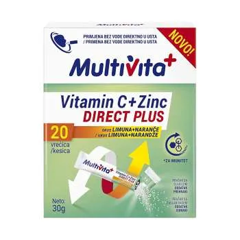 MULTIVITA+ VITAMIN C + ZINC DIRECT PLUS 