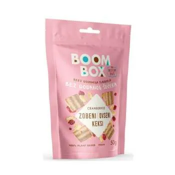 BOOM BOX ZOBENA KEKSI BRUSNICA 50G 