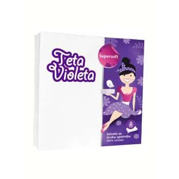 VIOLETA SALVETE SUPER SOFT 25/1 38*38 