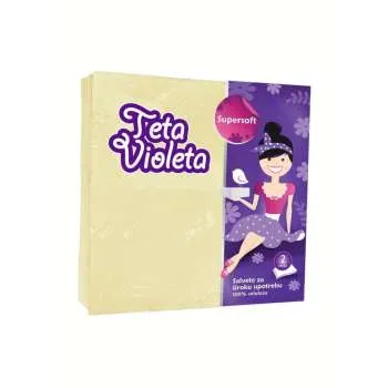 VIOLETA SALVETE SUPER SOFT 25/1 38*38 