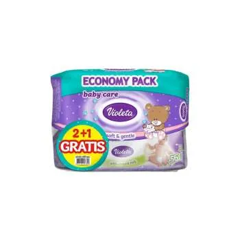 VIOLETA BADEM 56/1 (2+1 GRATIS) - BABY VLAZNE MARAMICE 