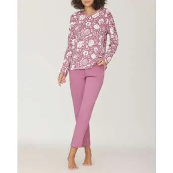 A.RAS Z.PIDZAMA D-R ESMA DEZEN CVIJECE-MAUVE 50 2024 