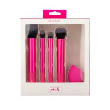 OVNAK SET ČETKICA ZA LICE I SPUŽVA ZA PUDER R55457-45 