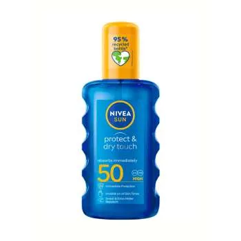 NIVEA SUN PROTECT & MOISTURE SPF50+ SPREJ 200ML 
