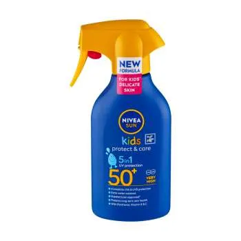 NIVEA SUN PROTECT & PLAY DEČIJI SPREJ SA RASPRŠIVAČEM SPF 50+ 270ML 