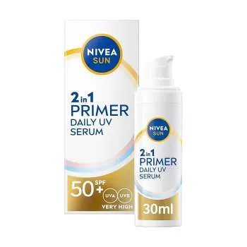 NIVEA SUN FACE 2U1 SERUM+PRIMER DAILY SPF50+ 30ML 