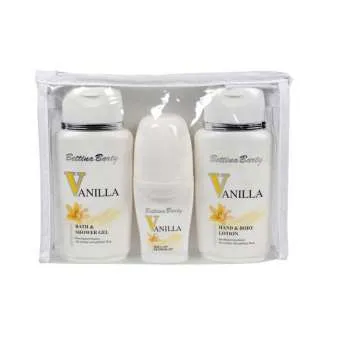 BETTINA BARTY SET VANILLA 2X150+50ML NESESER 