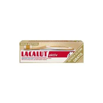 LACALUT ACTIV PASTA ZA ZUBE+GOLD CETKICA 