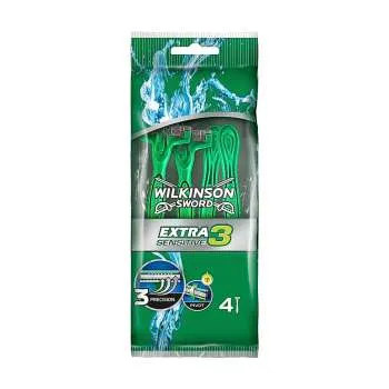 WILKINSON SWORD EXTRA 3 SENSITIVE - JEDNOKRATNI BRIJAČI ZA MUŠKARCE 4 KOMADA 