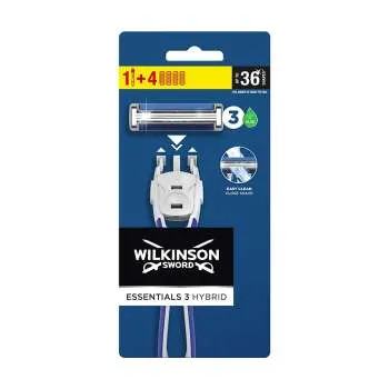 WILKINSON MUŠKI BRIJAČ - 4 ZAMJENSKA PATRONA + RUČKA 