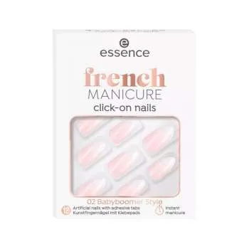 ESSENCE VJ. NOKTI FRENCH MANICURE CLICK-ON NAILS 02 