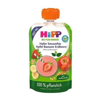 HIPP ORGANIC SMOOTHIE - JABUKA BANANA JAGODA 120ML 