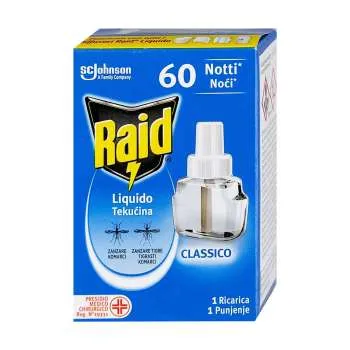 RAID LIQUIDO CLASSICO DOPUNA PROTIV KOMARACA 60 NOĆI 