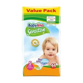 BABYLINO SENSITIVE 5 JUNIOR11-25KG/44 EC. 