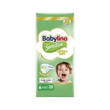 BABYLINO SENSITIVE 6 EXTRA LARGE16+KG/40 EC. 