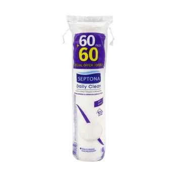 SEPTONA TUFERI ZA SKIDANJE SMINKE SOFT TOUCH 60+60KOM GRATIS 
