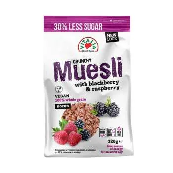 MUSLI-KUPINA I MALINA+CA+MG 375 G 