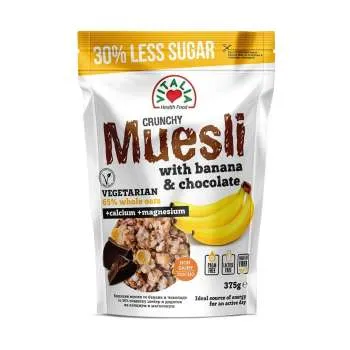 MUSLI-BANANA I ČOKOLADA+CA+MG 375 