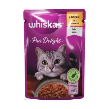 WHISKAS VLAŽNA HRANA ZA MAČKE , PILETINA 