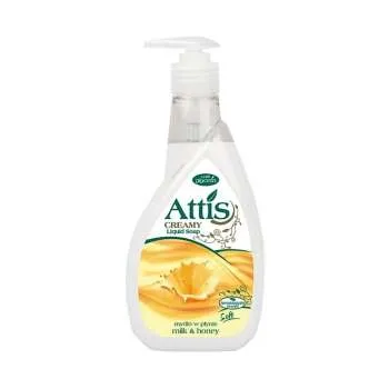 ATTIS CREAMY LIQUID SOAP MILK & HONEY 400ML 