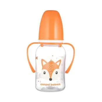 CANPOL BABIES FLAŠICA SA DRŠKOM 120ML ORANGE 