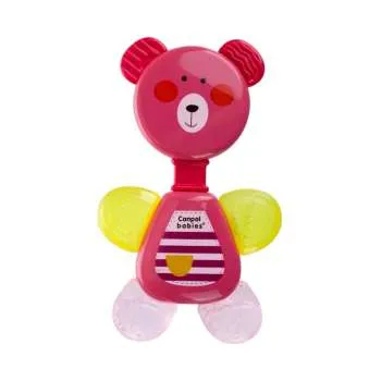 CANPOL BABIES VODENA GLODALICA - BEAR PINK 