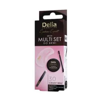 DELIA MULTI SET ZA OBRVE FARBA + PICETA + SABLON ZA CRTANJE 