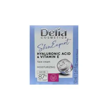 DELIA KREMA ZA LICE DNEVNA HYALURONIC ACID & VITAMIN E 50ML 
