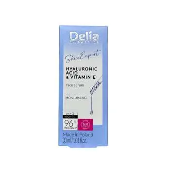 DELIA SERUM ZA LICE DNEVNA HYALURONIC ACID & VITAMIN E 50ML 