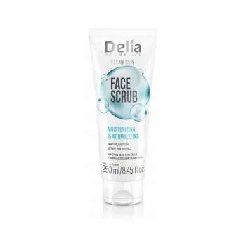 DELIA PILING ZA LICE MOISTURIZING & NORMALIZING FACE SCRUB 250ML 
